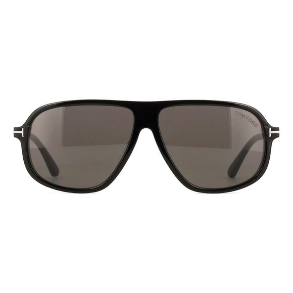 New TOM FORD Guillaume Black Square FT1208-N/S 01A Sunglasses Women - Picture 2 of 4